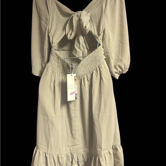 Women's Dress Mini Dress Open Back Medium NWT - Picture 2 of 7